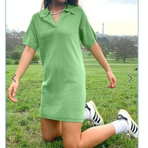 ASOS Green Collared Dress
